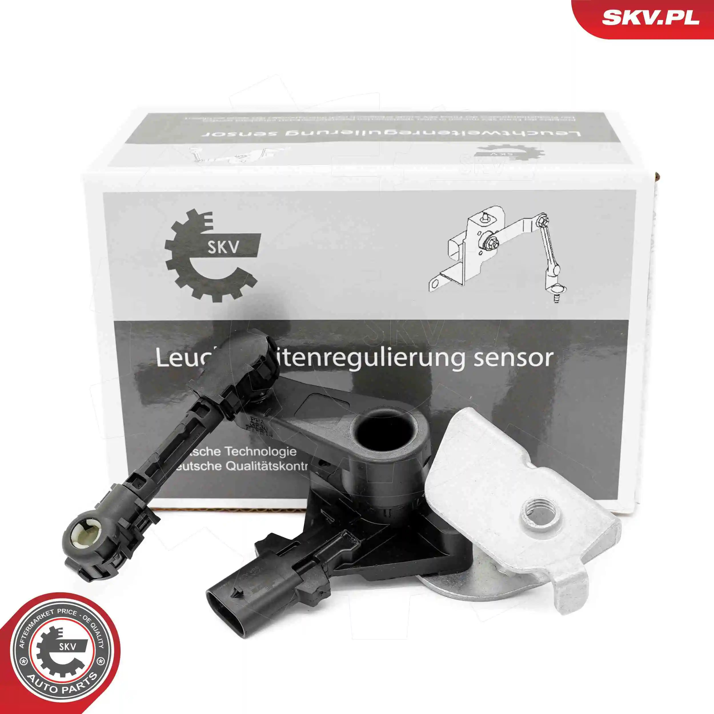 Купити 9817423180 Fiat/Alfa/Lancia Датчик рівня положення кузова, передній правий