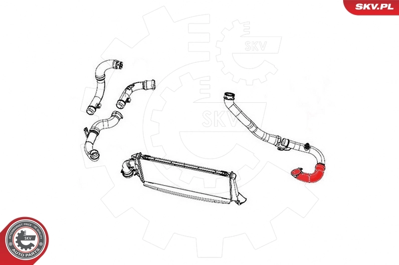 Трубка, що нагнітається Fiat/Alfa/Lancia K04891699AD ціна, від 30.76 USD