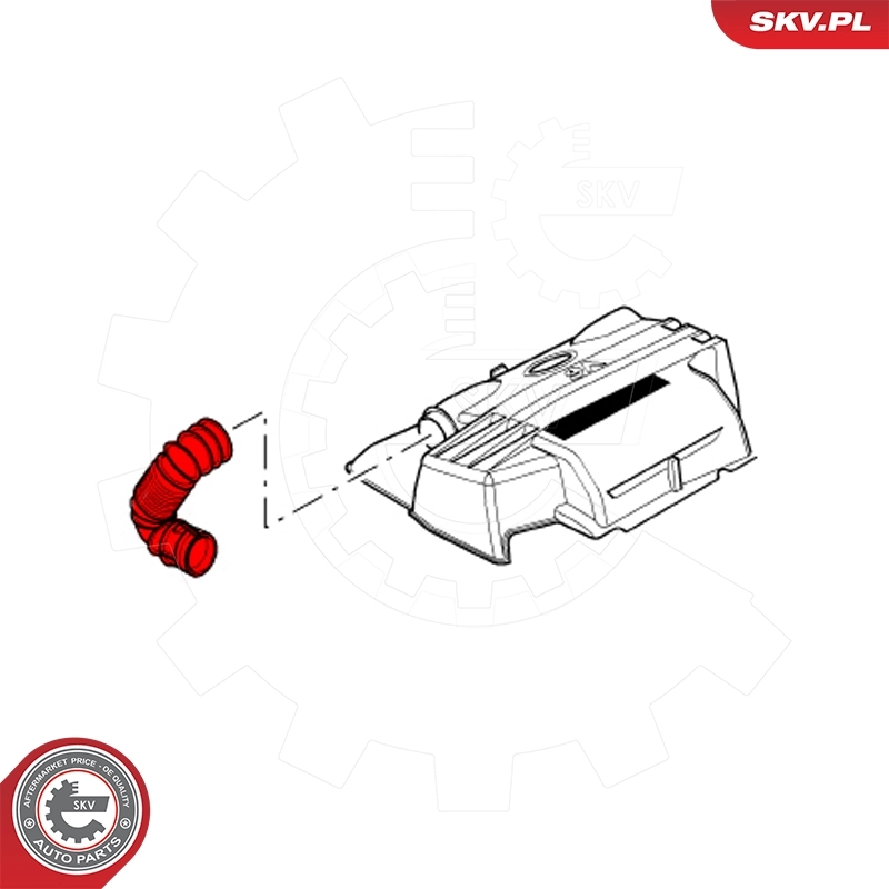 Купити 4310PF1 Polcar Патрубок повітряний, вихід повітряного фільтра