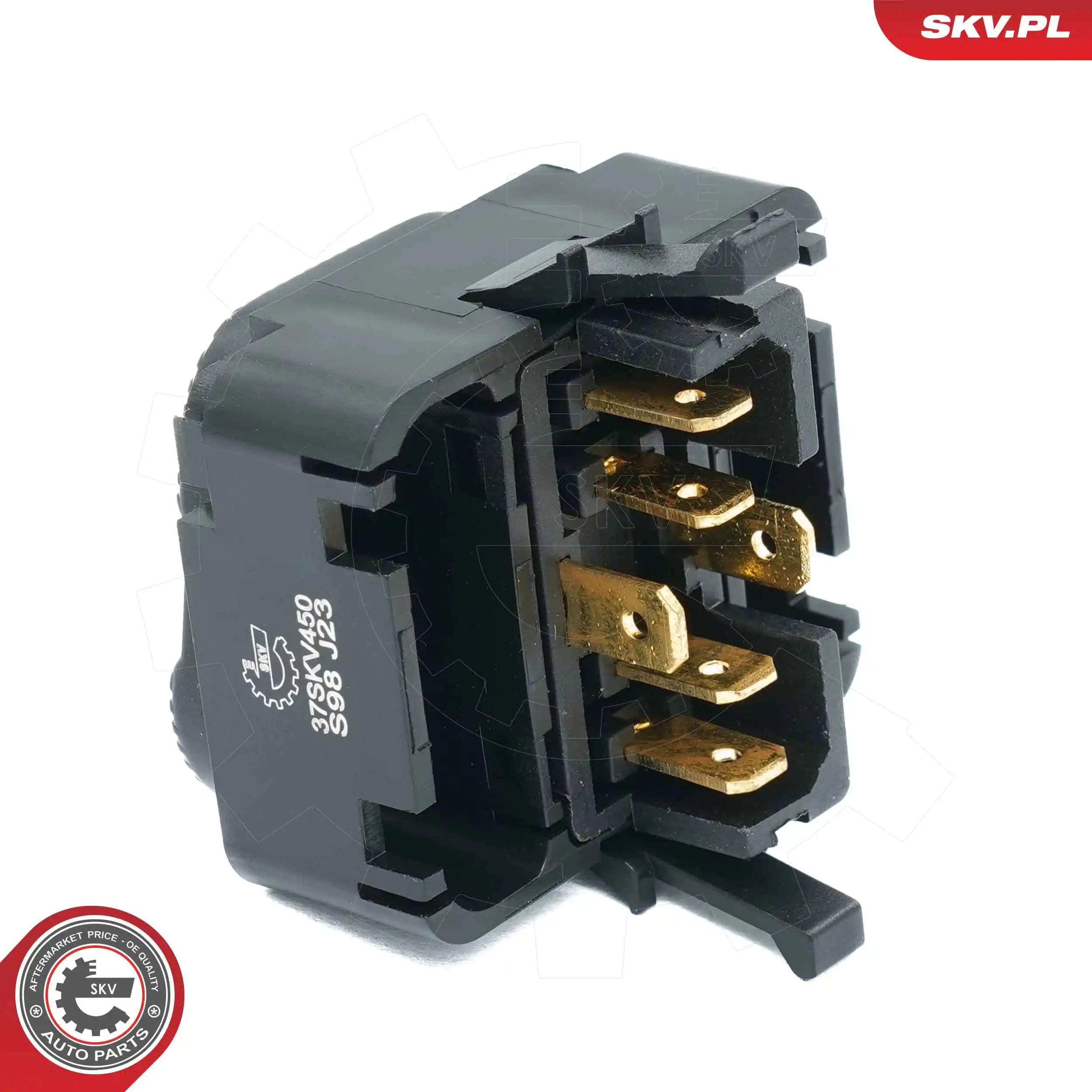 Кнопка вмикання двигуна склопідіймача задня 37SKV450 SKV