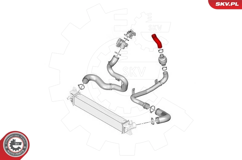 Купити 1617244480 Peugeot/Citroen Шланг/патрубок интеркуллера