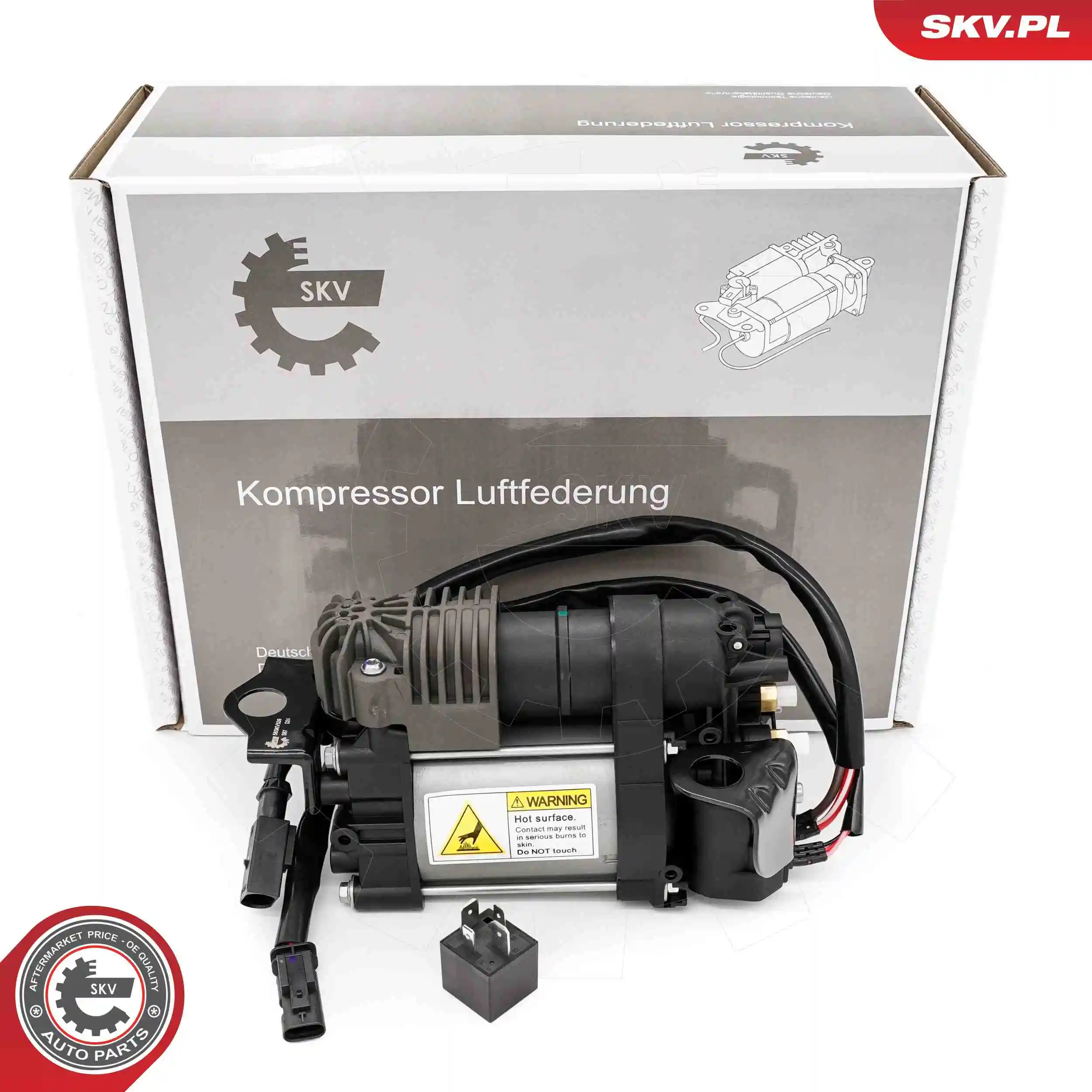 Компресор пневмопідкачки (амортизаторів) 2077027 Kamoka