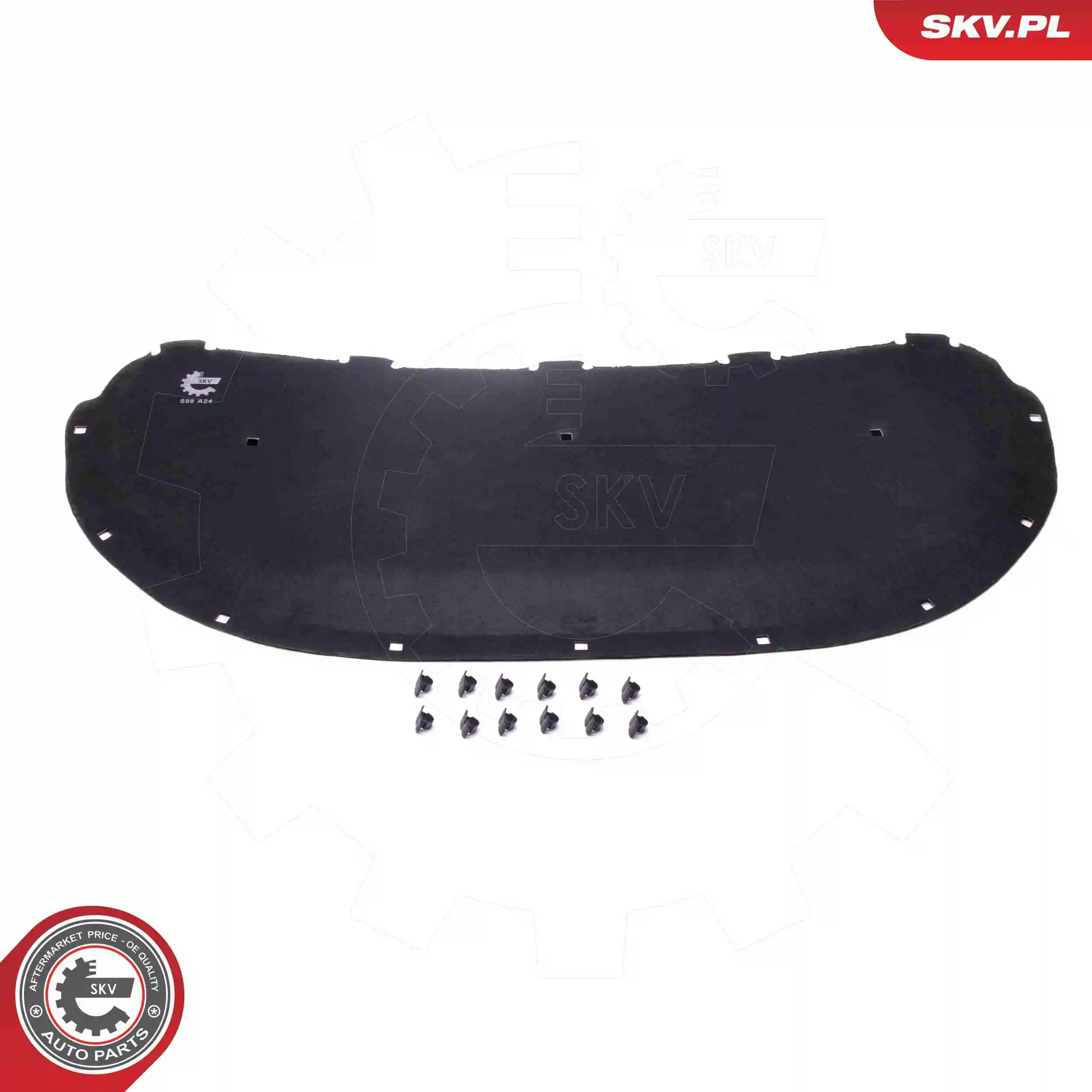 Обшивка капота Skoda Fabia PRAKTIK фургон (6Y) (2001 - 2007) ціна, від 38.47 USD