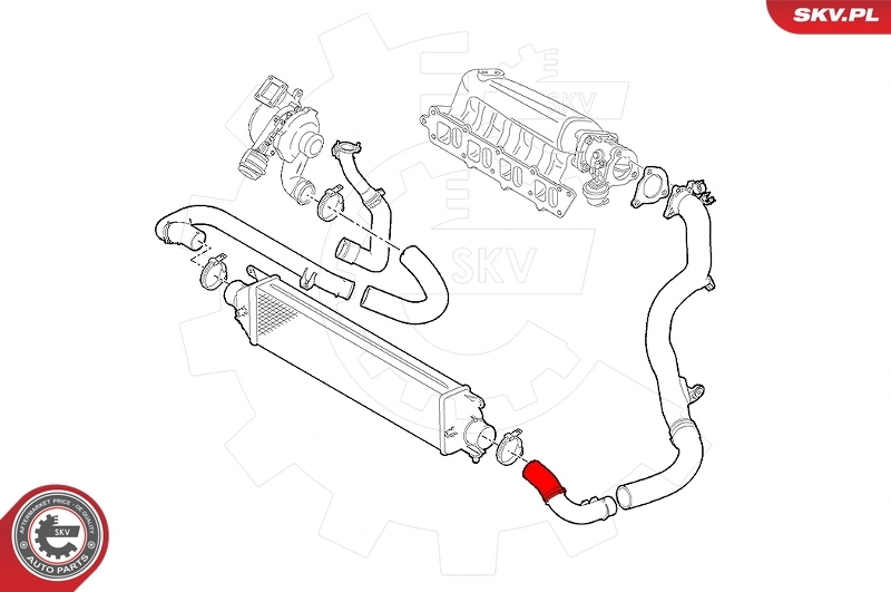 Трубка, що нагнітається NRF 166481 ціна, від 24.85 USD