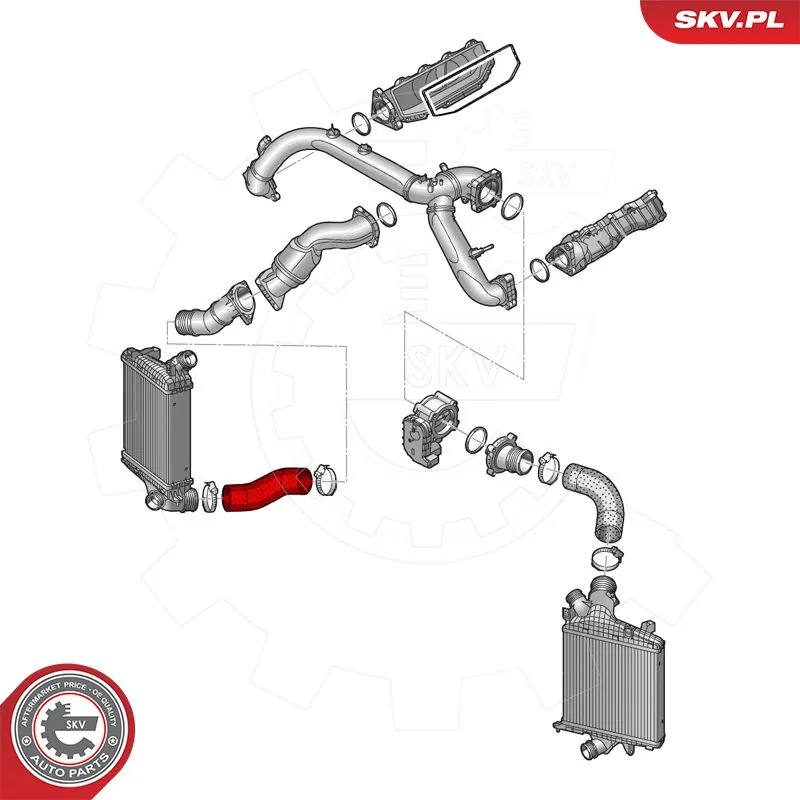 Купити 4M0145738BA VAG Шланг/патрубок интеркуллера