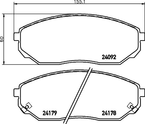 Гальмівні колодки KAP K07PADE900918 ціна, від 27.04 USD