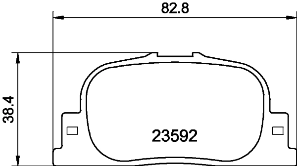 GDB3278S TRW Колодки гальмівні задні, дискові