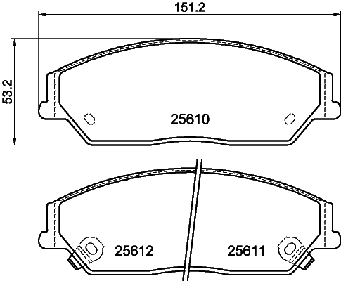 Купити 0446506090 Toyota Колодки гальмівні передні, дискові