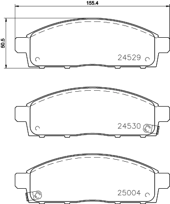 FPE193 Hankook Frixa Передні гальмівні колодки