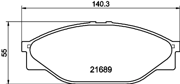 Передні тормозні колодки QF0053E Q-top