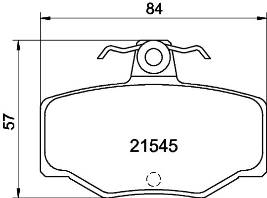Задні гальмівні колодки MP3206 Mintye