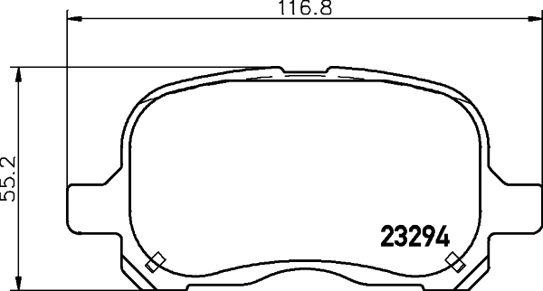 D0741 PSP Передні гальмівні колодки