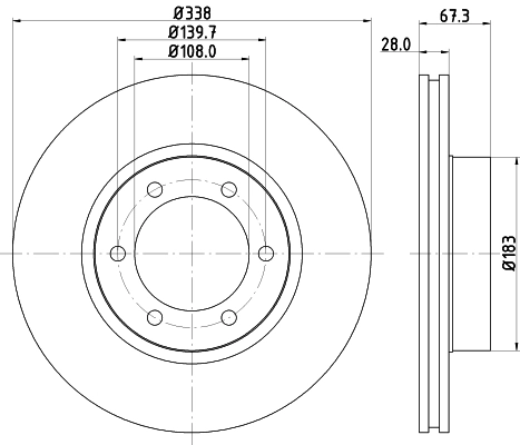 Купити Гальмівні диски передні Lexus GX 470 