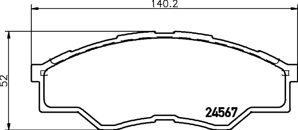 Гальмівні колодки Toko cars T2115006 ціна, від 15.44 USD