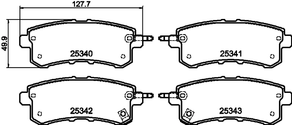 Купити 361510 Power Stop Задні колодки