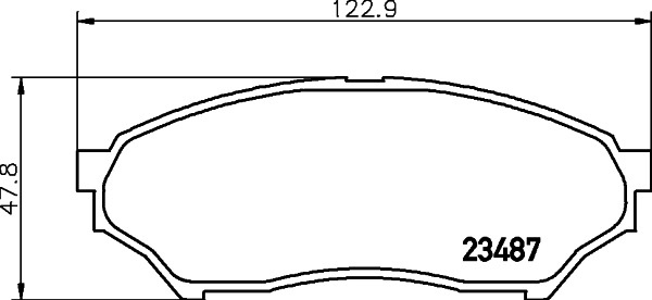 Тормозні колодки International 71844561