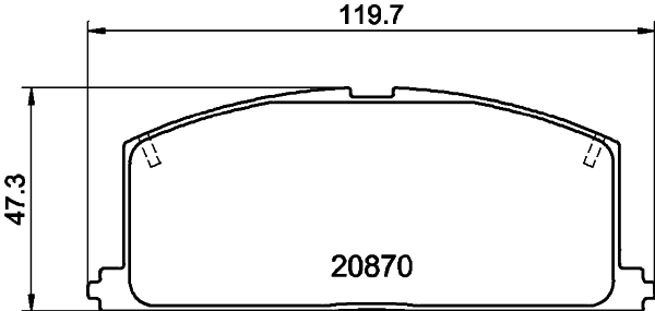 Передні тормозні колодки QF0037E Q-top