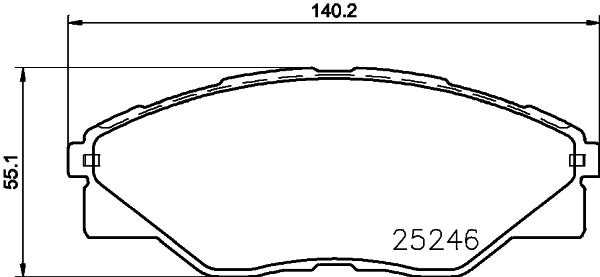 Купити 044650K290 Toyota Колодки гальмівні передні, дискові