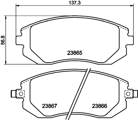 Гальмівні колодки Q-top QF0213E ціна, від 20.32 USD