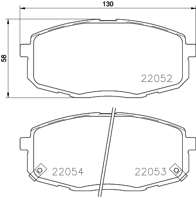 302425 VALEO Передні гальмівні колодки