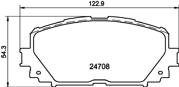 Передні тормозні колодки T2115113 Toko cars