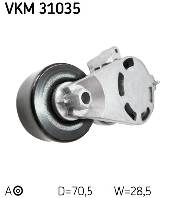 VKM31035 SKF Натяжна планка поліклинового ременя