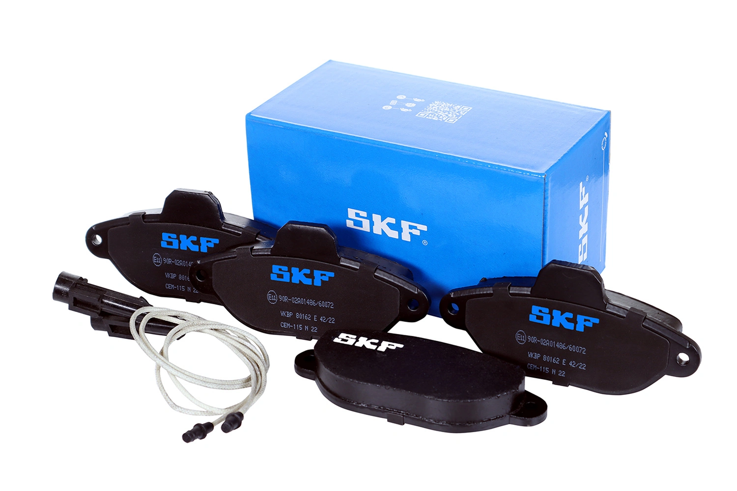 VKBP80162E SKF Передні гальмівні колодки