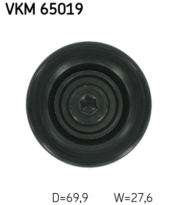 VKM65019 SKF Ролик приводного ременя, паразитний