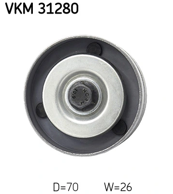 VKM31280 SKF Ролик приводного ременя, паразитний