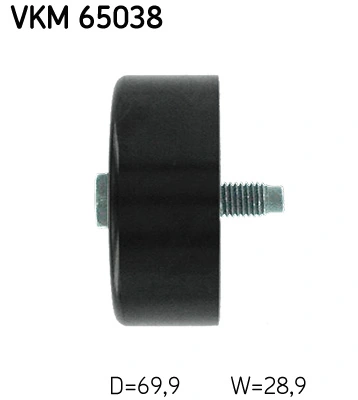 Ролик приводного ременя, паразитний SKF VKM65038 ціна, від 18.44 USD