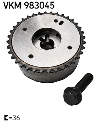 VKM983045 SKF Зірка-шестерня розподільного валу двигуна, впускного