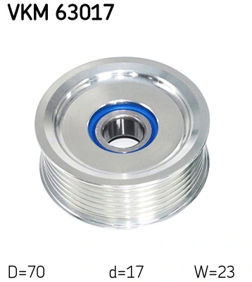 VKM63017 SKF Ролик приводного ременя, паразитний