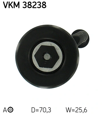 Натяжний ролик SKF VKM38238 ціна, від 49.22 USD