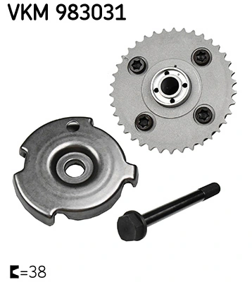 VKM983031 SKF Зірка-шестерня розподільного валу двигуна, впускного