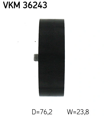 Ролик приводного ременя, паразитний SKF VKM36243 ціна, від 21.59 USD