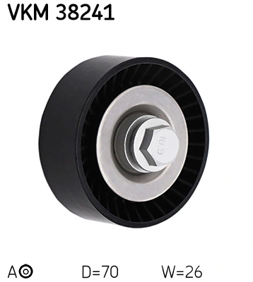 VKM38241 SKF Ролик натяжителя ременя агрегатів
