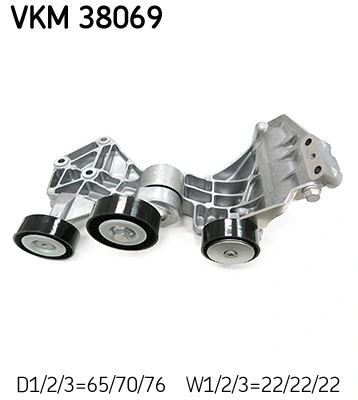 VKM38069 SKF Натяжна планка поліклинового ременя