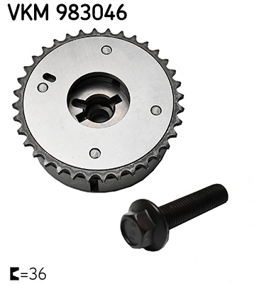 VKM983046 SKF Зірка-шестерня розподільного валу двигуна, впускного