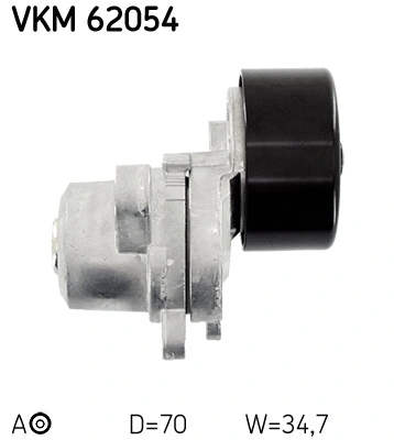 Натягувач приводного ременя SKF VKM62054 ціна, від 60.41 USD