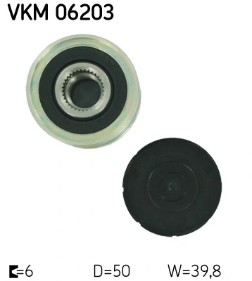 VKM06203 SKF Обгонна муфта генератора