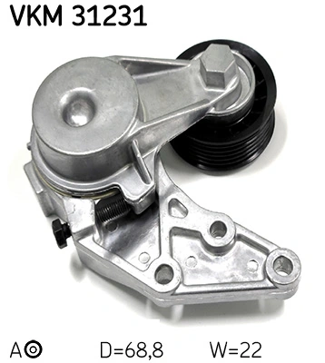 VKM31231 SKF Натяжна планка поліклинового ременя