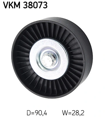 VKM38073 SKF Ролик приводного ременя, паразитний