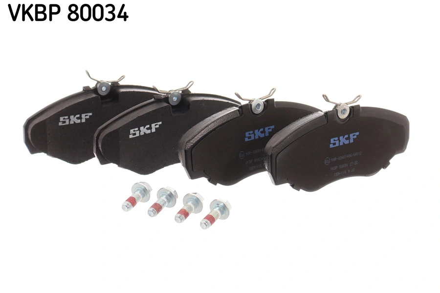 VKBP80034 SKF Передні гальмівні колодки