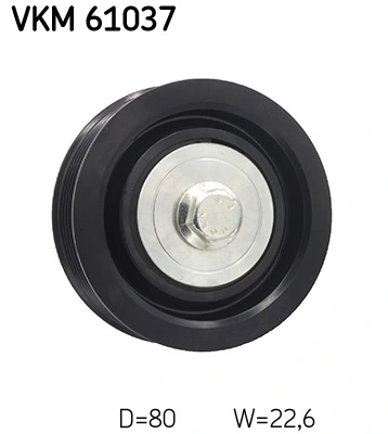 VKM61037 SKF Ролик приводного ременя, паразитний