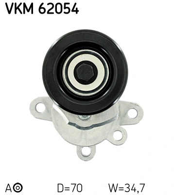 VKM62054 SKF Натяжна планка поліклинового ременя