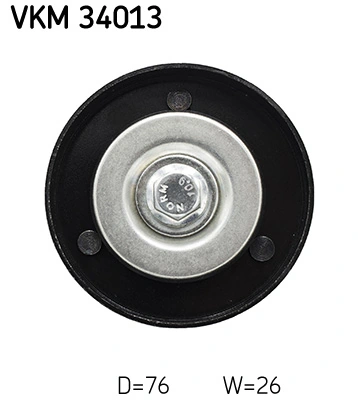 VKM34013 SKF Ролик натяжителя ременя агрегатів
