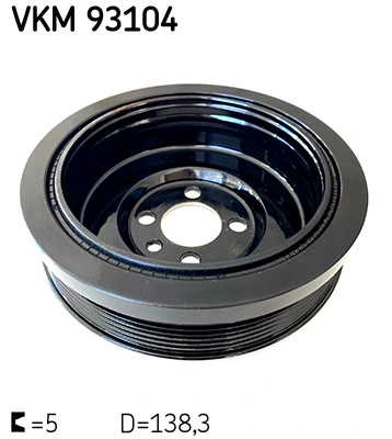 VKM93104 SKF Демпфер колінвалу