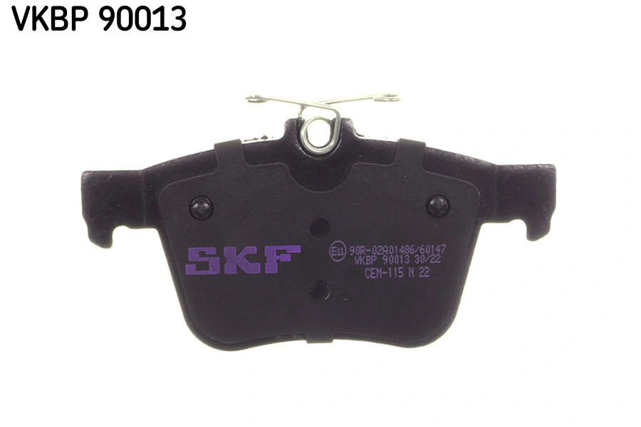 VKBP90013 SKF Колодки гальмівні задні, дискові