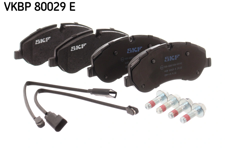 VKBP80029E SKF Передні гальмівні колодки