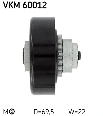 Натяжний ролик SKF VKM60012 ціна, від 17.04 USD
